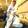 Suiting up in Zero-G